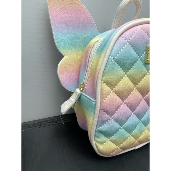 Luv Betsey Johnson Quilted Mini Backpack Bag 8" - Picture 3 of 10